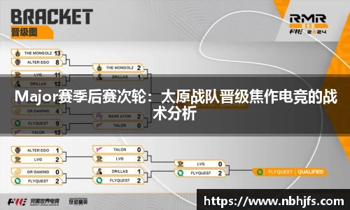 Major赛季后赛次轮：太原战队晋级焦作电竞的战术分析